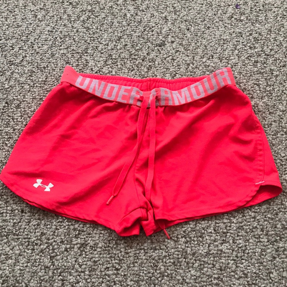 Orange Under Armour Shorts